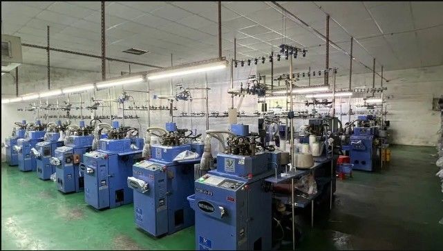 Foshan Yumian Weaving Co., Ltd. manufacturer production line